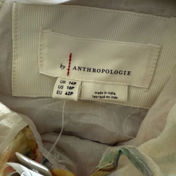 Anthropologie V-Neck Ruffle Lace Midi Slip Dress - Picture 8 of 10